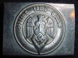 Nazi Hitler Youth Nickeled Steel Belt Buckle...$90 SOLD