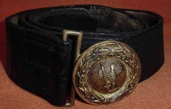Nazi Penal Administration Official Belt Buckle with Belt...$295 SOLD