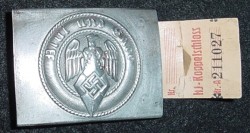 Nazi Hitler Youth Belt Buckle with RZM Tag...$110 SOLD