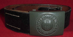 Nazi Kriegsmarine EM Belt and Buckle with KM-Marked Tab...$275 SOLD