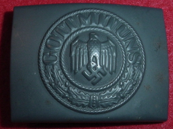 Nazi Kriegsmarine EM Belt Buckle by JFS...$195 SOLD