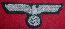 Nazi Army Officer’s Bullion Breast Eagle...$75 SOLD
