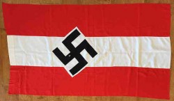 Nazi Hitler Youth Banner with Pole Sleeve...$425 SOLD