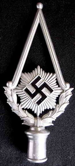 Nazi Reichsluftschutzbund Flag Pole Top...$1,250 SOLD