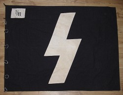 Nazi Deutsches Jugend Flag with Corner Patches and Rings...$900 SOLD
