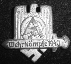 Nazi SA 1940 Tinnie Badge...$35 SOLD
