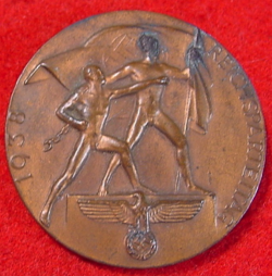 Nazi 1938 Reichsparteitag Badge by G. Brehmer...$25 SOLD