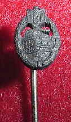 Nazi Bronze Tank Assault Badge Stick Pin...$30 SOLD