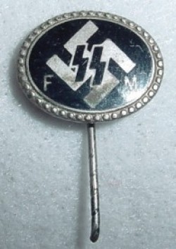 Original Nazi SS FM Financial Supporter Badge...$195 SOLD