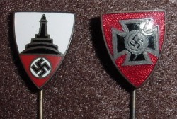 Nazi Veterans' Association Stickpins - Set of Two...$30 SOLD