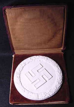 Nazi R.D.K. Large Porcelain Plaque Honor Award with Case...$280 SOLD