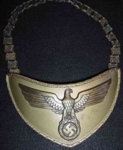 Nazi Political Leader's Gorget with Matching Numbers...$995 SOLD