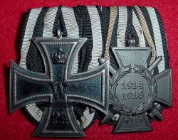 WWI German Two-Medal Bar...$95 SOLD