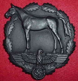Nazi SA Mounted Horse Training Table Medal...$295 SOLD