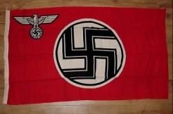 Nazi Kriegsmarine-Marked State Service Flag...$495 SOLD