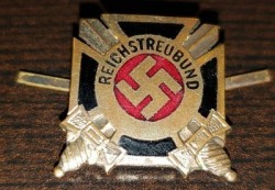 Nazi Reichstreubund Badge...$45 SOLD