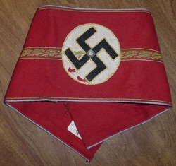 Nazi Ortsgruppe Blockleiter Political Leader's Armband...$225 SOLD