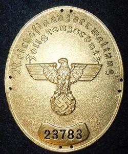 Nazi Customs Official's Sleeve Badge...$75 SOLD