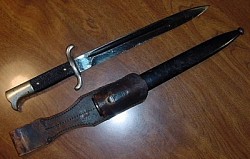 Nazi Fire Police Dress Bayonet with Distributor's Marking...$135 SOLD