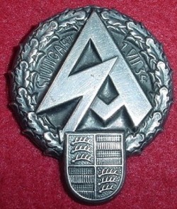 Nazi SA Stuttgart 1934 Tinnie Badge...$40 SOLD