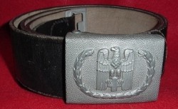 Nazi Red Cross EM Belt with Buckle Marked 