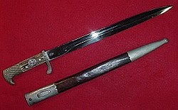 Nazi Police Dress Bayonet by Horster with Matching Numbers...$550 SOLD