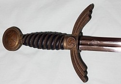 Nazi Early Luftwaffe Officer’s Sword by Paul Weyersberg...$475 SOLD