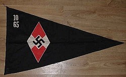 Nazi Jungmädelgruppen Pennant with Formation Number...$425 SOLD