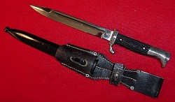 Nazi Army NCO Dress Bayonet by Emil Voos with Frog Dated 1943...$150 SOLD
