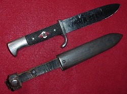 Nazi Early Hitler Youth Knife by Anton Wingen Jr...$240 SOLD