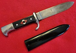 Nazi Hitler Youth Knife with both "Robert Klaas" and "RZM 7/37 1939" Markings...$325 SOLD