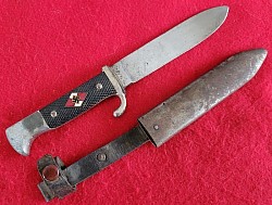 Nazi Hitler Youth Knife with RZM Maker's Code "M7/13"...$285 SOLD