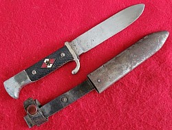 Nazi Hitler Youth Knife with RZM Maker's Code 