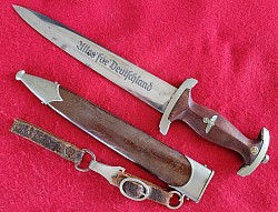 Nazi Early SA Dagger by E. Pack & Söhne with Hanger and Belt Loop...$550 SOLD