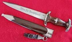 Nazi SA Dagger Marked "RZM M7/12" with OLC-Marked Hanger...$525 SOLD