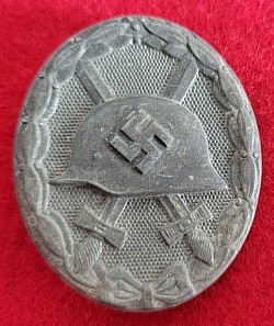 Nazi Silver Wound Badge Marked "107"...$85 SOLD