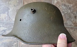 WWI German Combat Helmet Relic...$115 SOLD