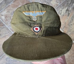 Nazi M41 Tropical Field Cap...$1,300 SOLD