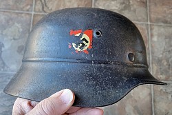 Nazi Police M35 Double Decal Helmet with Liner...$450 SOLD