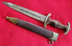 Nazi SA Dagger by Very Rare Cottage Maker 