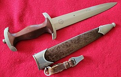 Nazi Early SA Dagger by Paul Seilheimer with Hanger Clip...$695 SOLD