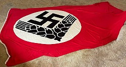 Nazi RADwJ Large Camp Flag...$425 SOLD