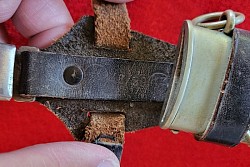 Nazi NSKK Dagger by Rare Maker CURDTS NACHF. with SS-Marked Vertical Hanger...$795 SOLD