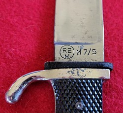 Nazi Hitler Youth Knife Maker-Coded 