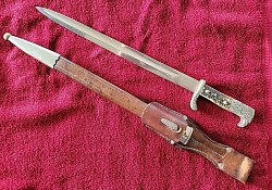 Nazi Rural Police Dress Bayonet by Alexander Coppel with Matching Unit Markings...$550 SOLD