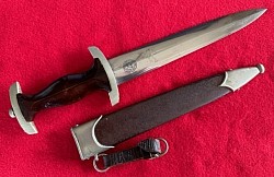 Nazi SA Dagger by Melzer & Feller with Hanger Clip...$575 SOLD