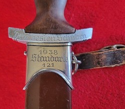 Nazi SA 1938 Presentation Dagger 