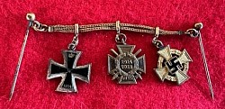 Nazi Miniature Medal Lapel Chain...$95 SOLD