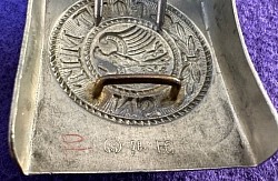 Nazi-Era Weimer Republic Army EM Belt Buckle with RZM 