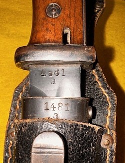 Nazi K98 Bayonet with Maker's Code 